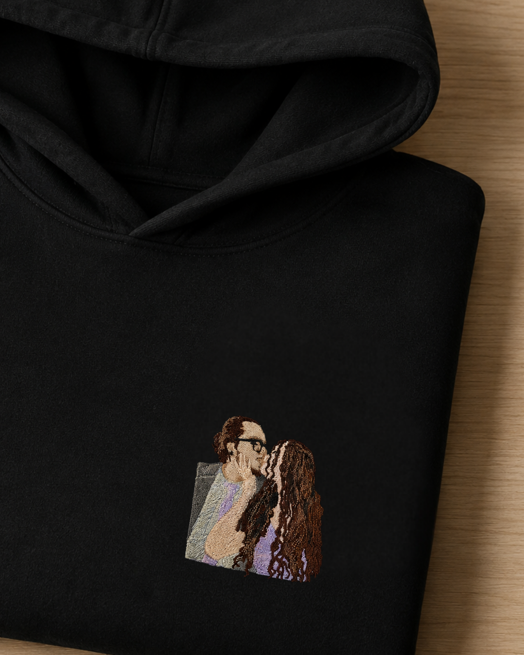 Hoodie bordado con foto