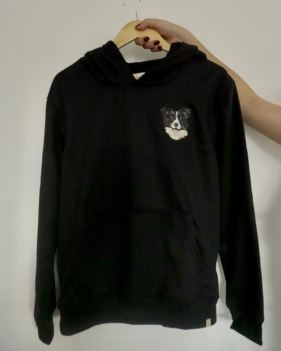 Hoodie - Border Collie Negro