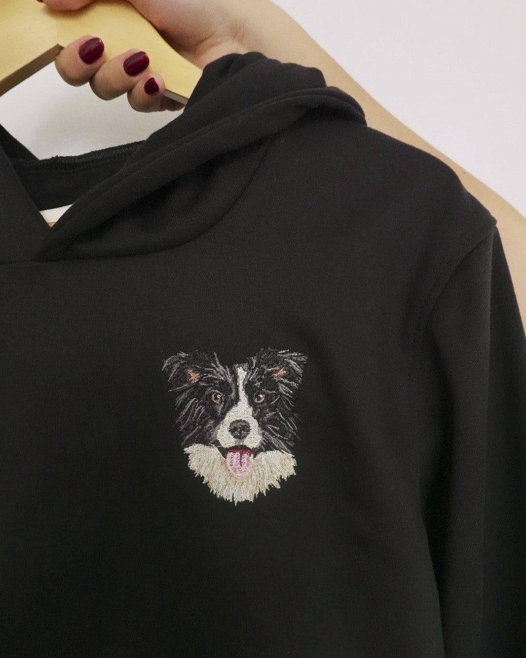 Hoodie - Border Collie Negro