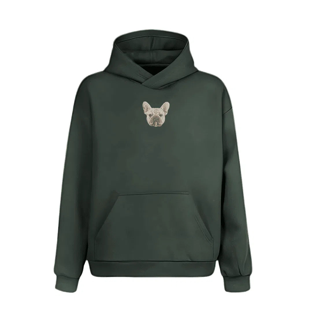 Hoodie Frenchie Beige