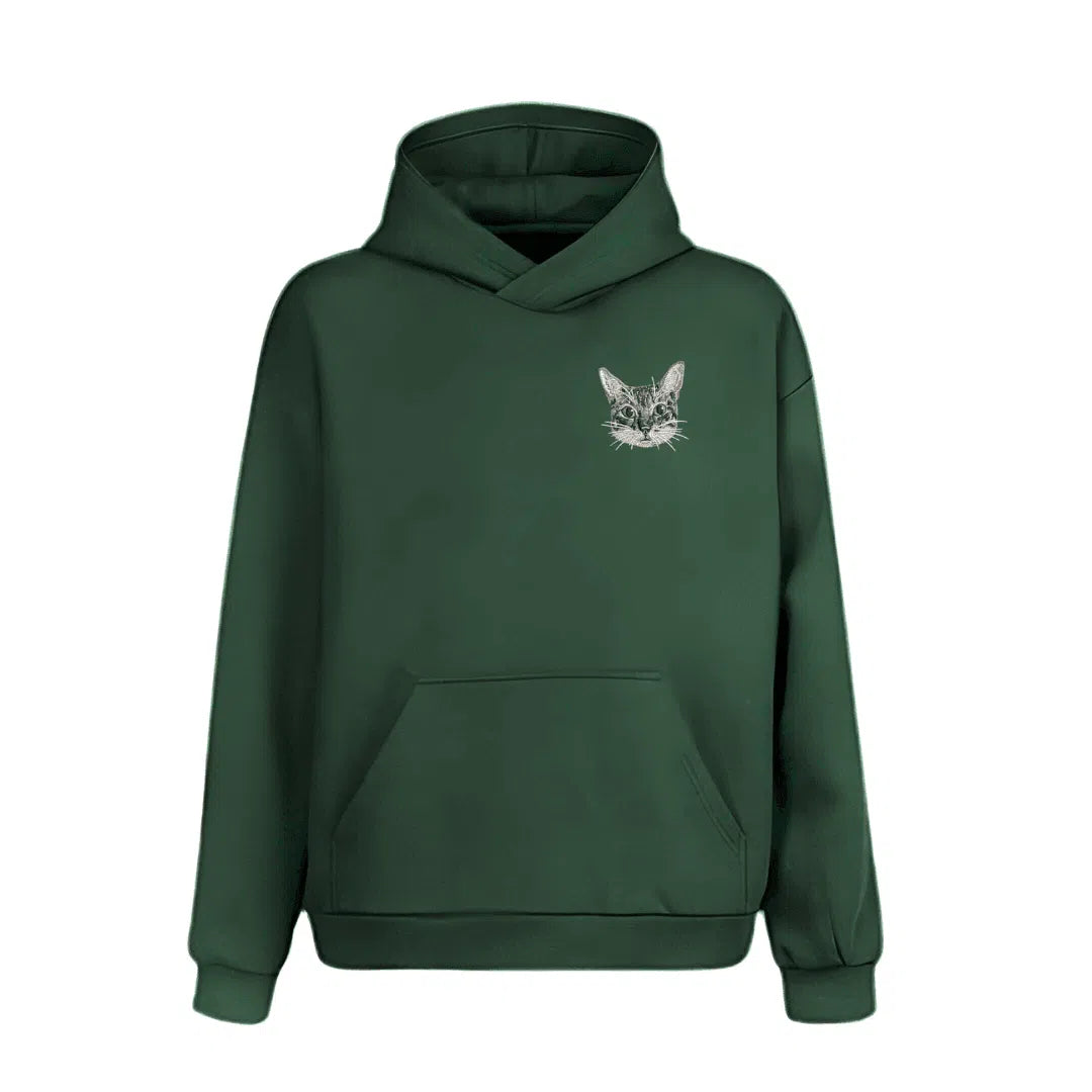Hoodie - Gato americano gris