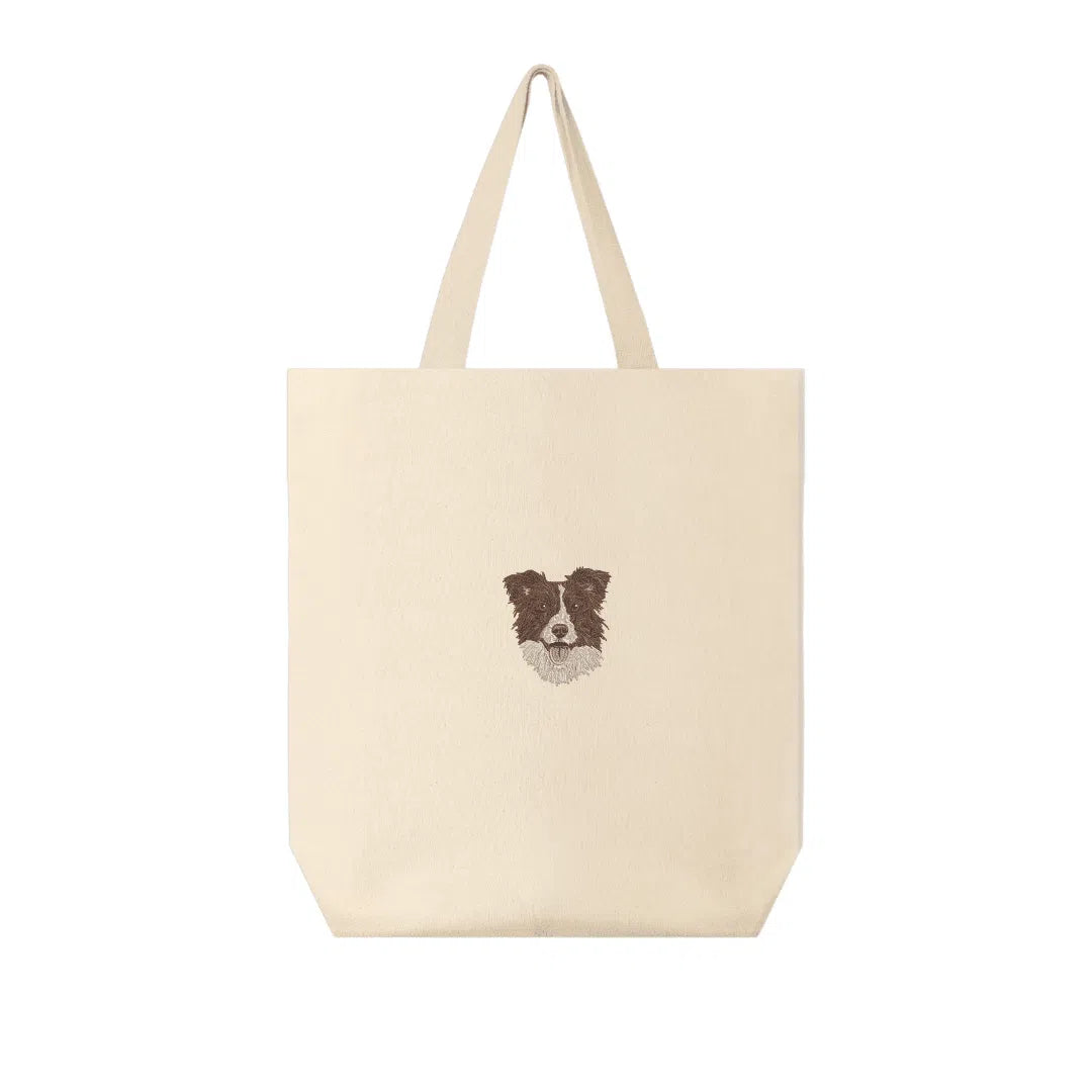 Totebag - Border collie café