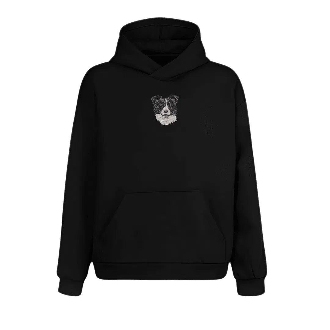 Hoodie - Border Collie Negro