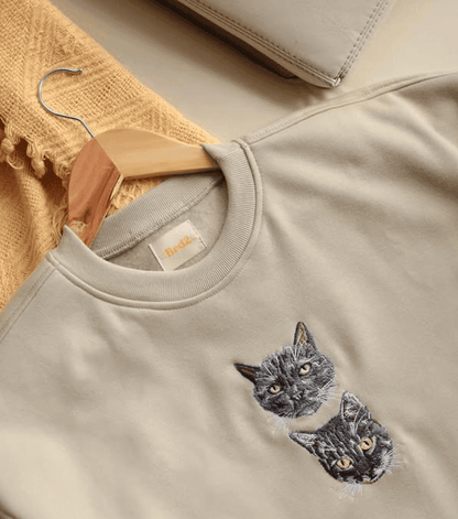 Buso personalizado con mascotas en realismo