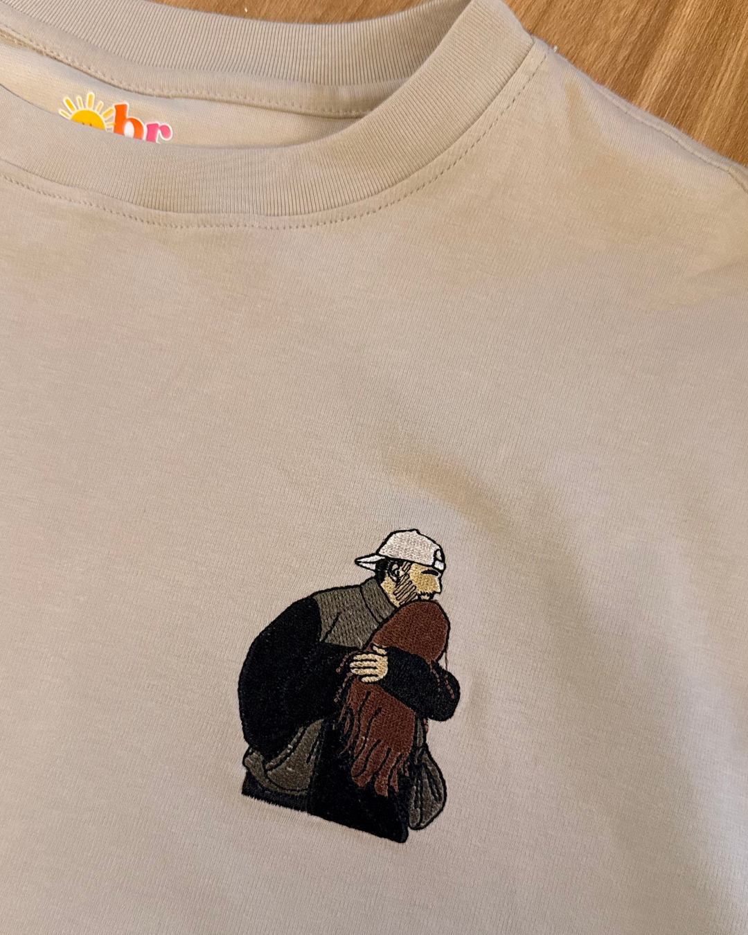 Camiseta bordada con foto