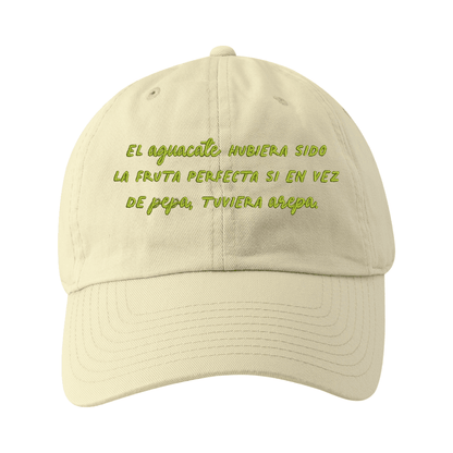 Gorra aguacate la fruta perfecta