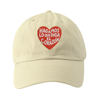 Gorra - Hagamos lo que diga el corazón