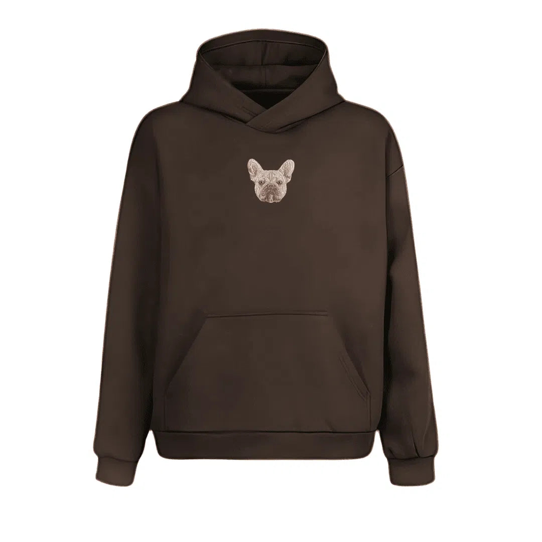 Hoodie Frenchie Beige