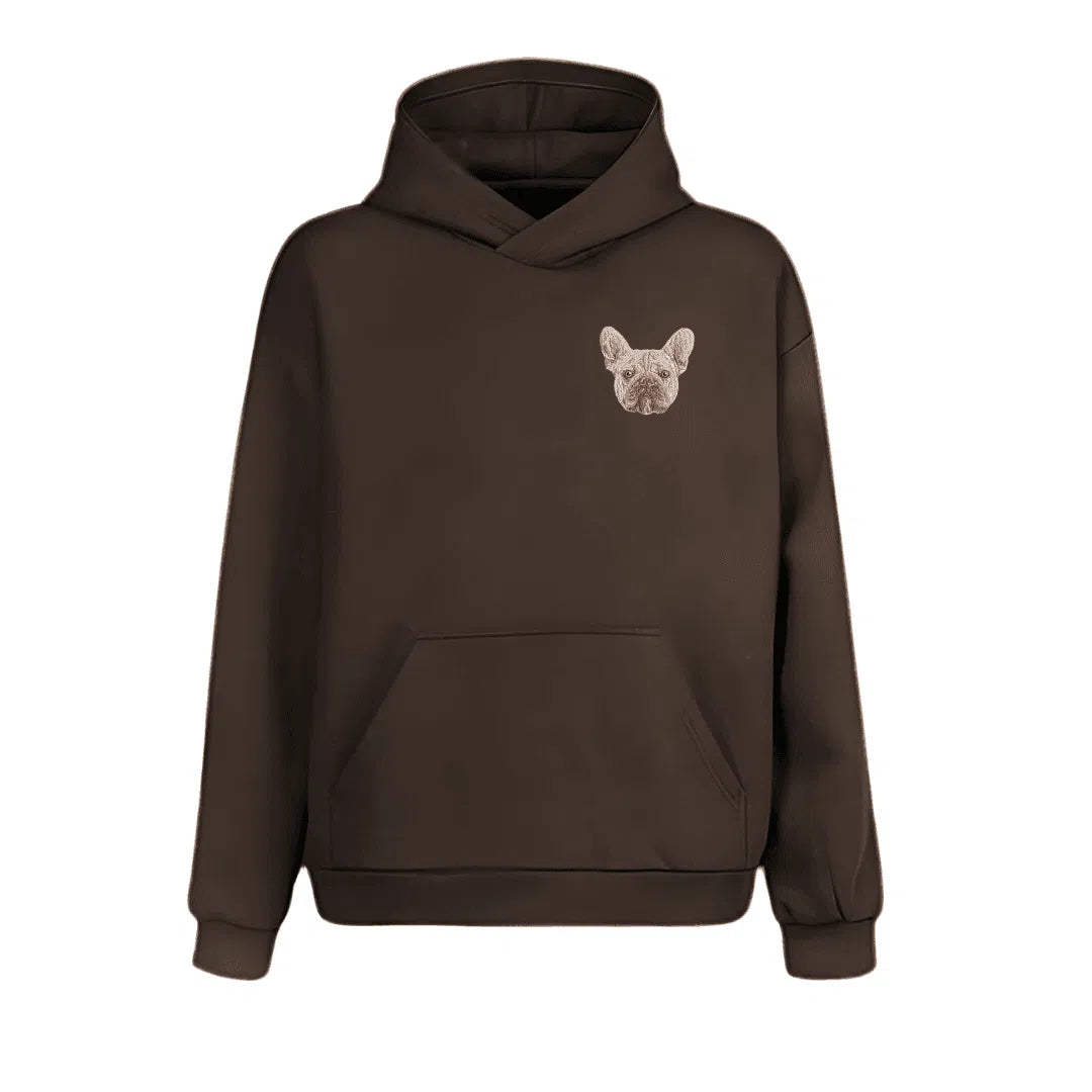 Hoodie Frenchie Beige