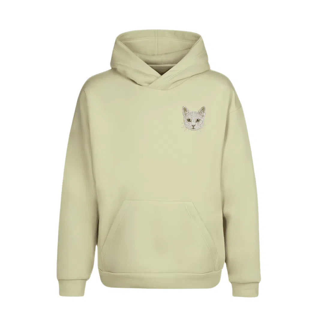 Hoodie - Gato blanco