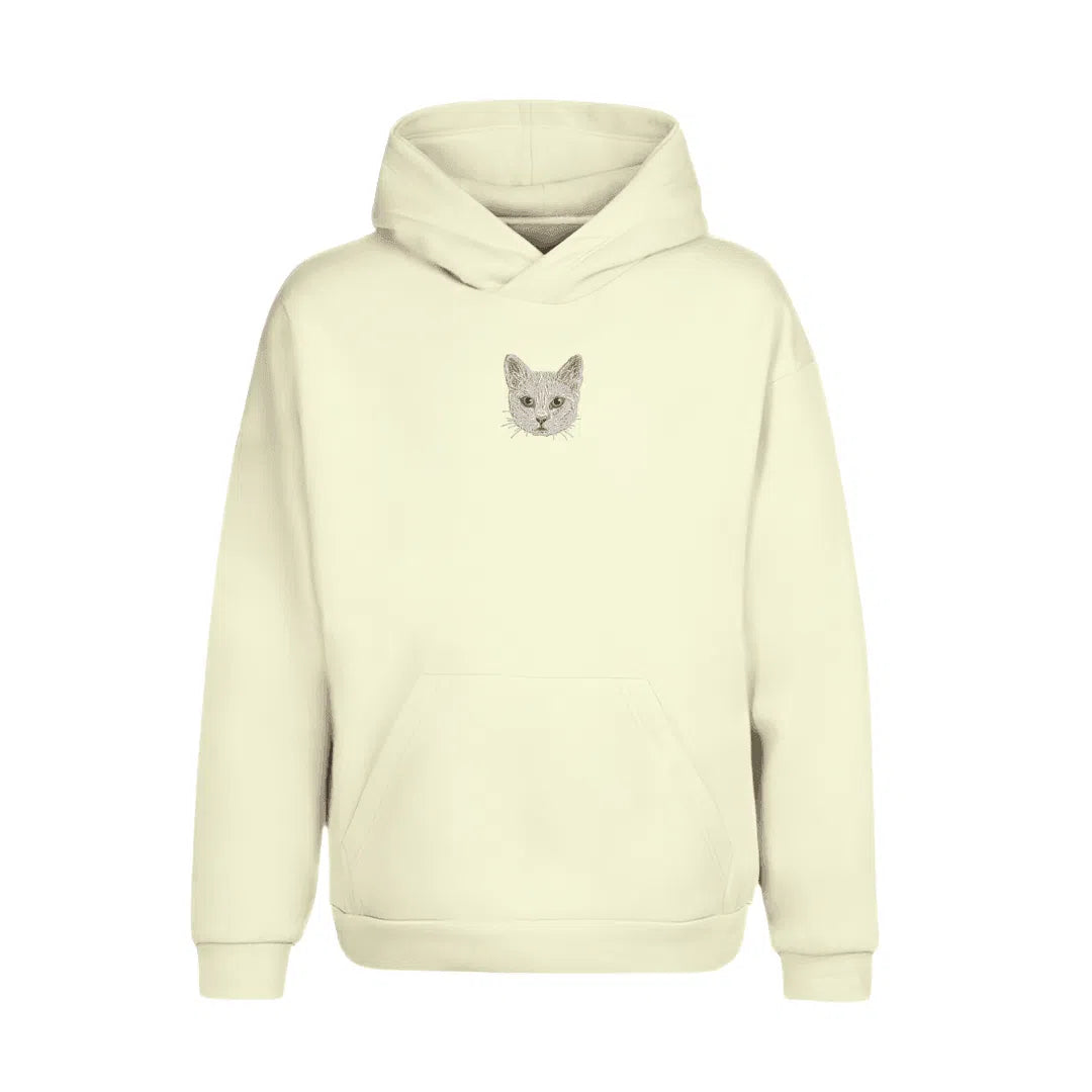 Hoodie - Gato blanco