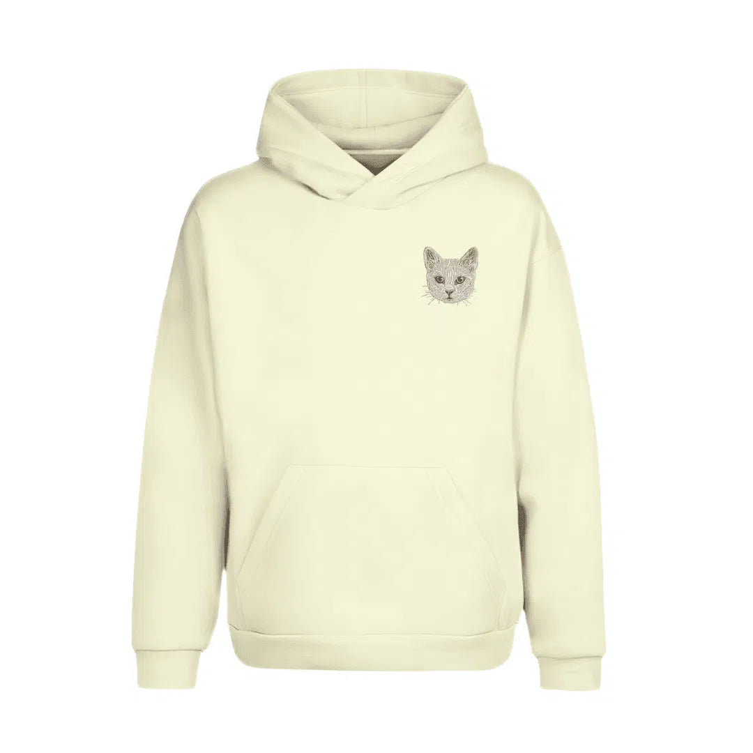 Hoodie - Gato blanco