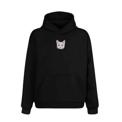 Hoodie - Gato blanco
