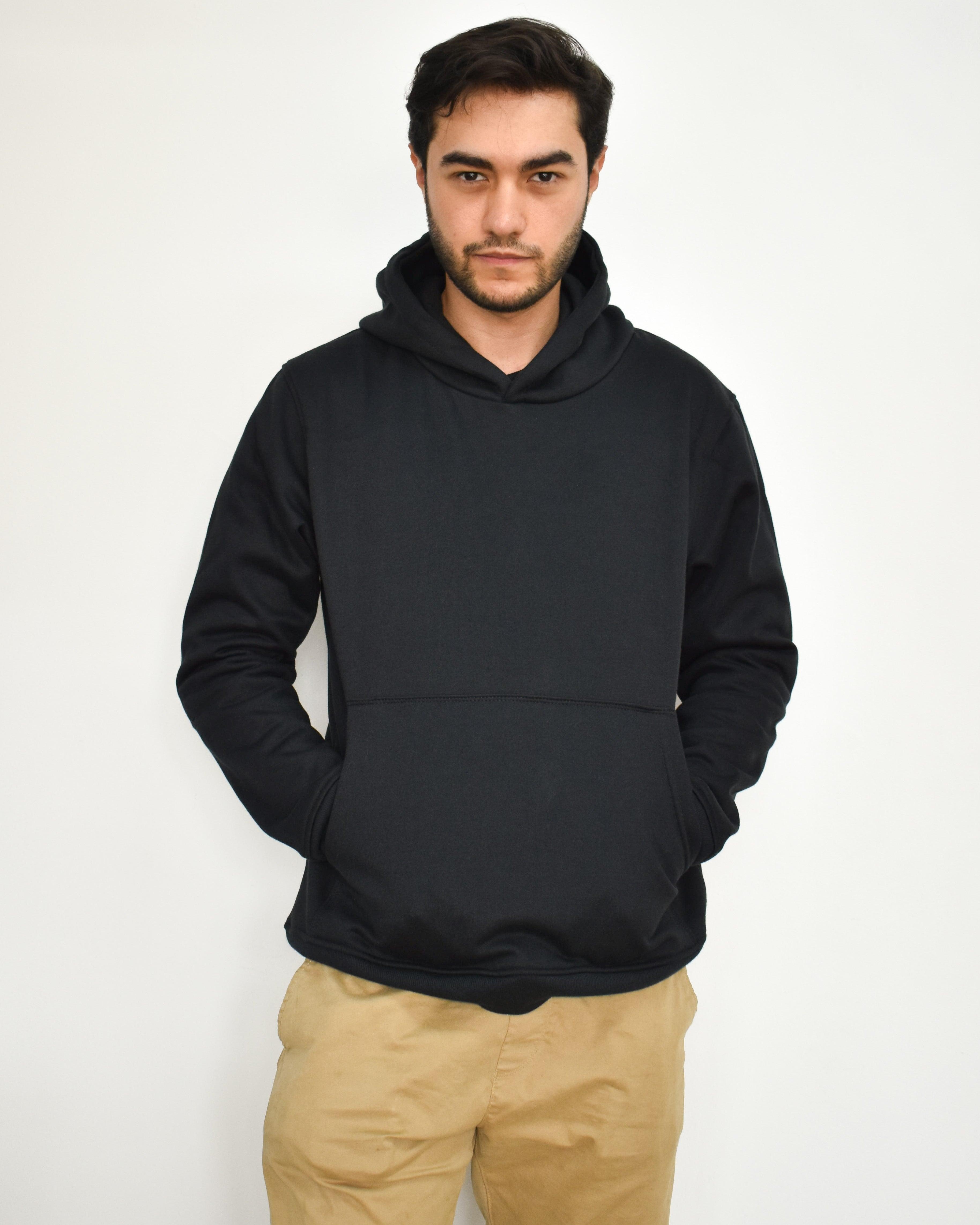Hoodie Salchicha Negro Borda2.co