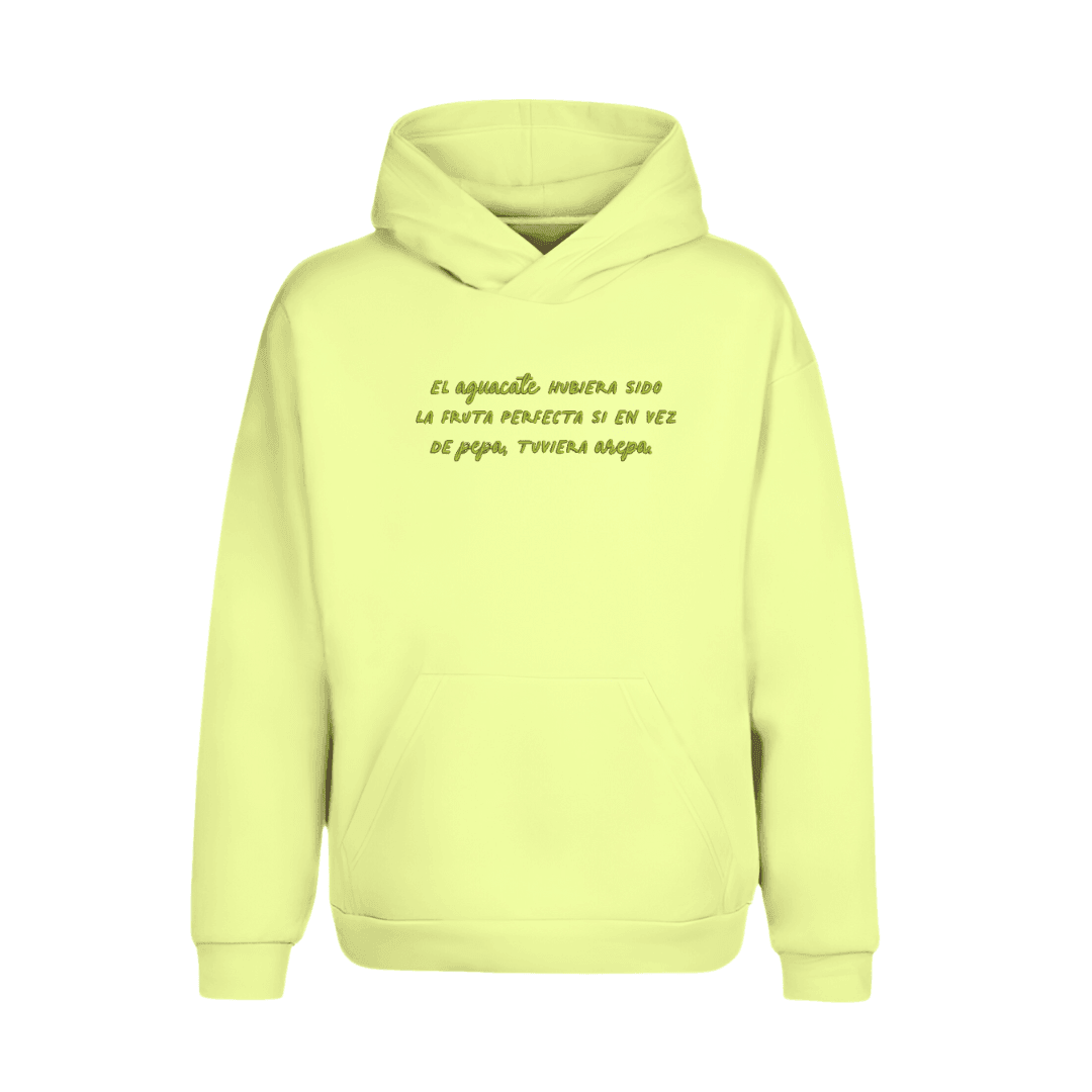Hoodie aguacate la fruta perfecta
