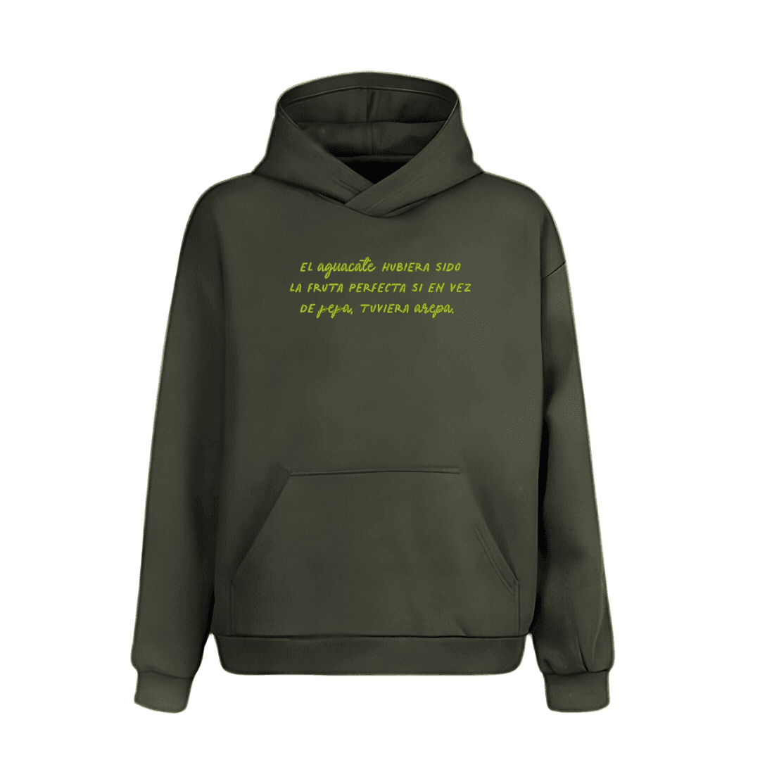 Hoodie aguacate la fruta perfecta