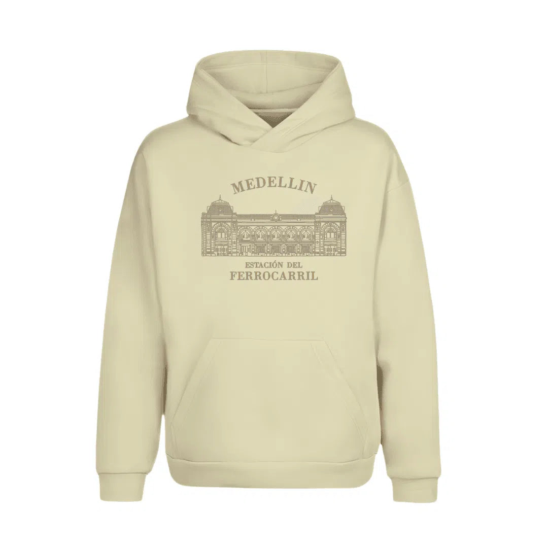 Hoodie estación del ferrocarril de Antioquia
