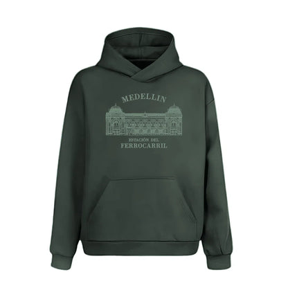 Hoodie estación del ferrocarril de Antioquia