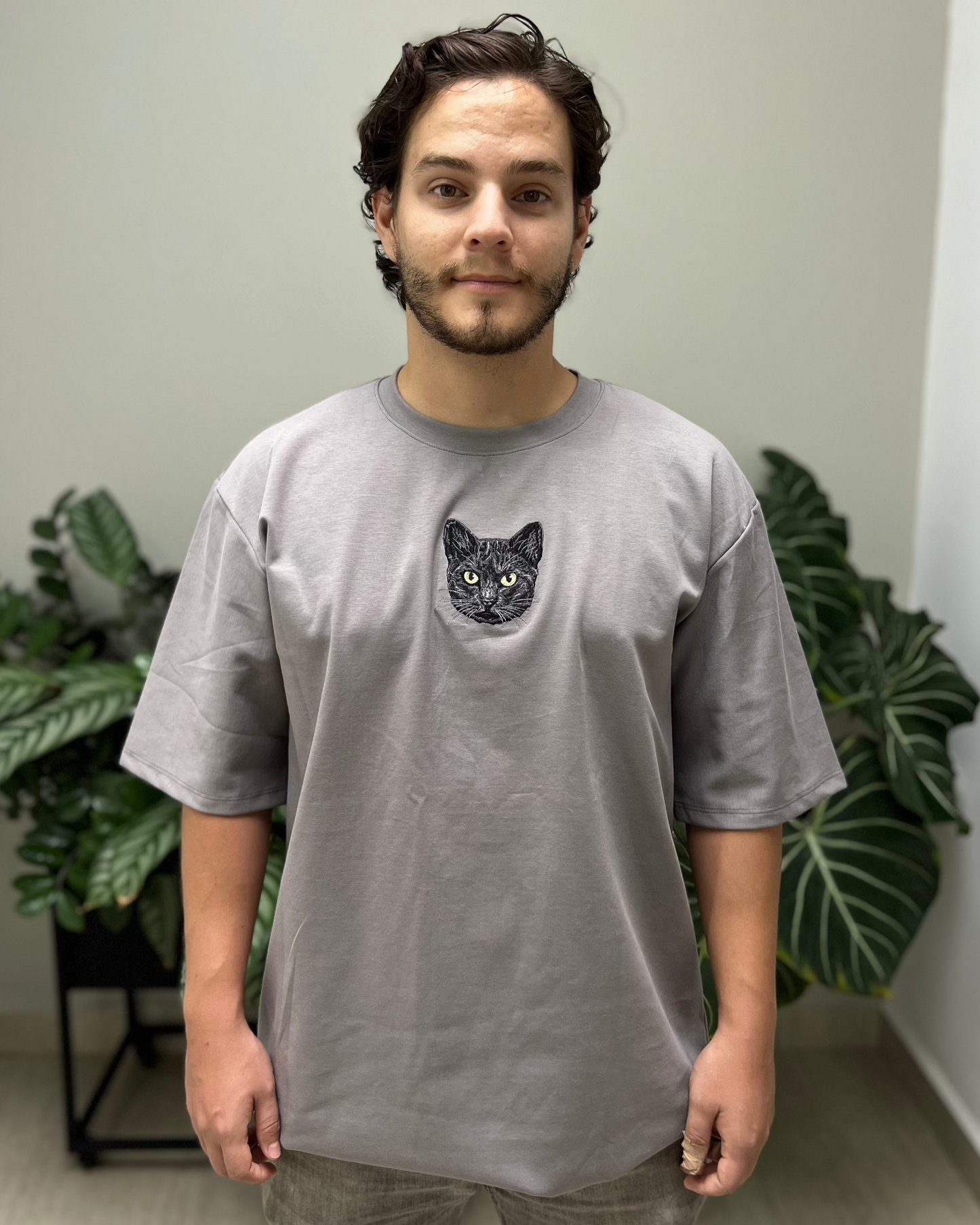 Camiseta - Gato Negro