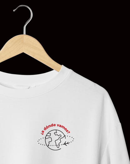 Camiseta ¿a dónde vamos?