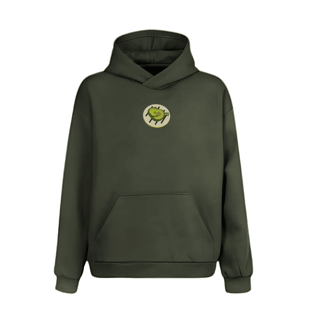 Hoodie aguacate con arepa