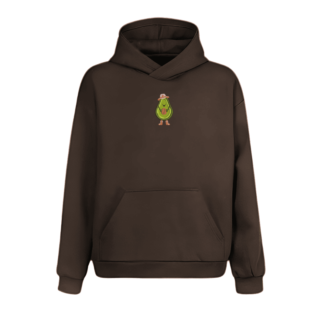 Hoodie aguacate con texanas