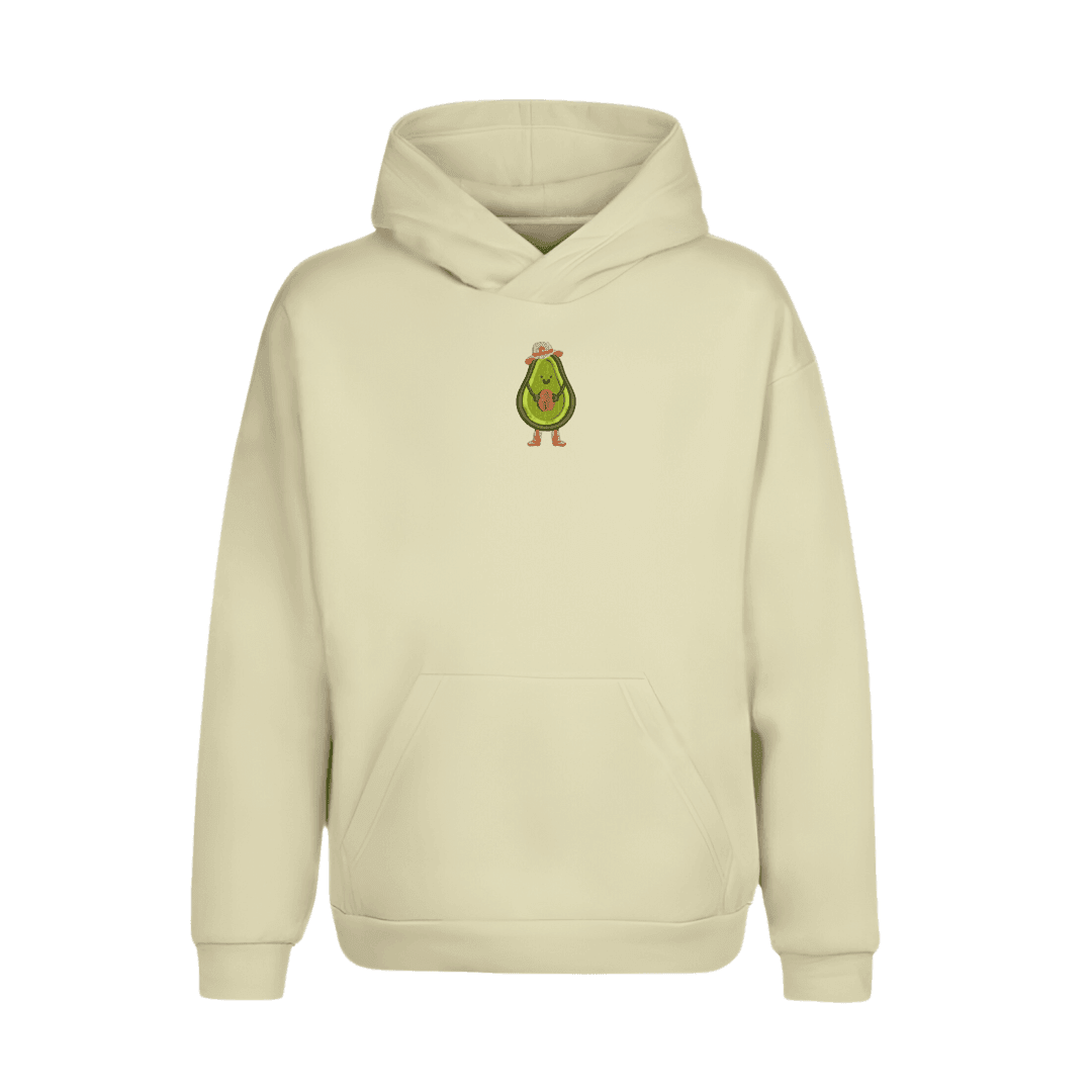 Hoodie aguacate con texanas