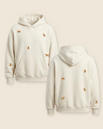 Hoodie mini cocker spaniel color marfil - bordado BRD2, Medellín Colombia