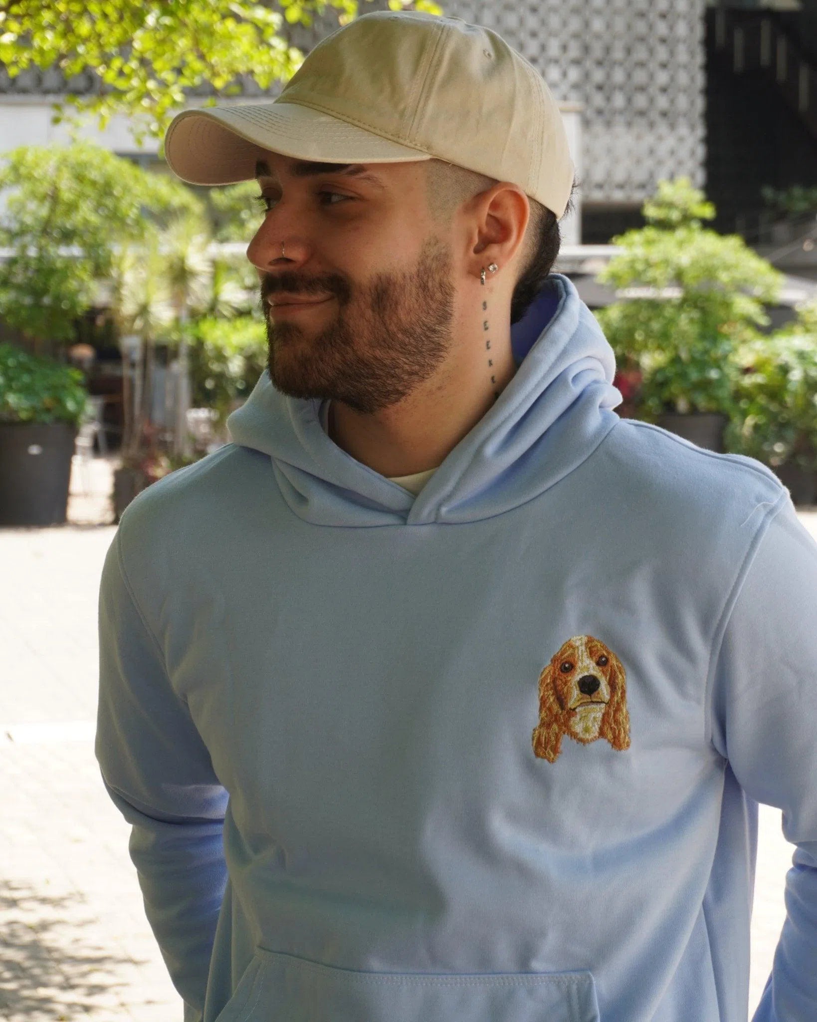 Hoodie personalizado con mascotas en realismo
