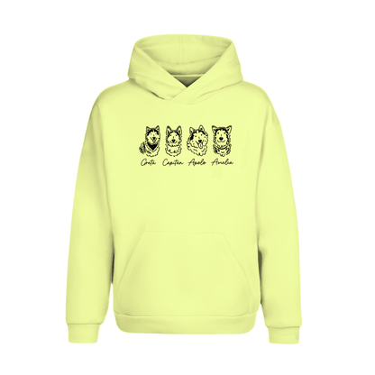 Hoodie personalizado en líneas con mascotas