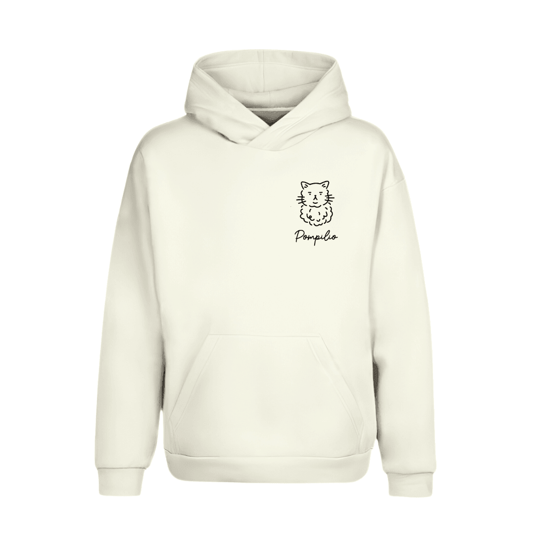 Hoodie personalizado en líneas con mascotas