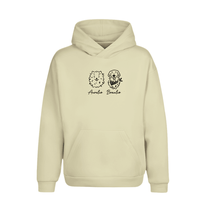 Hoodie personalizado en líneas con mascotas