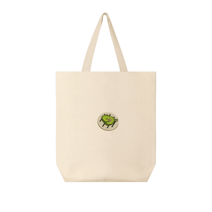 Totebag aguacate con arepa