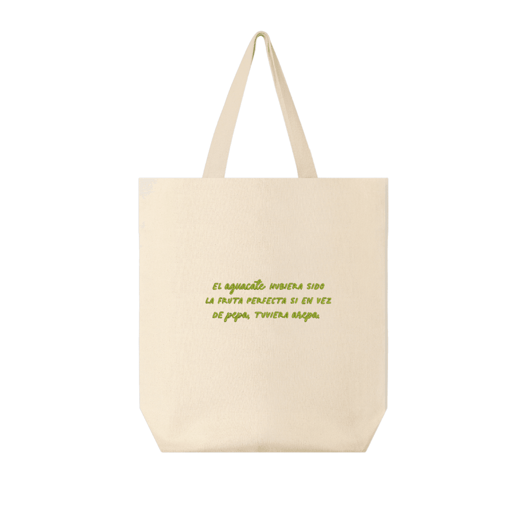 Totebag aguacate la fruta perfecta