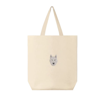 Totebag - Husky blanco